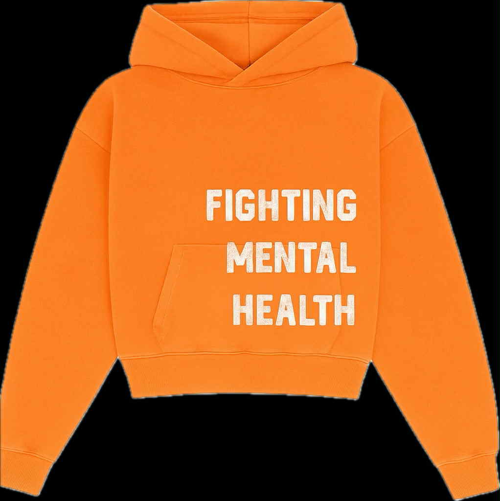 Orange FMH Hoodie Front